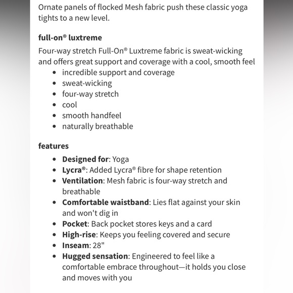 Lululemon Wunder Under High-Rise Tight Flocked 28 - Picture 8 of 8